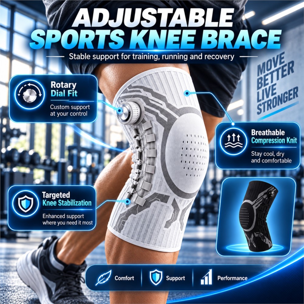 Tutore per Ginocchio con Manop - Compression Sleeve Calf recensione e prezzo